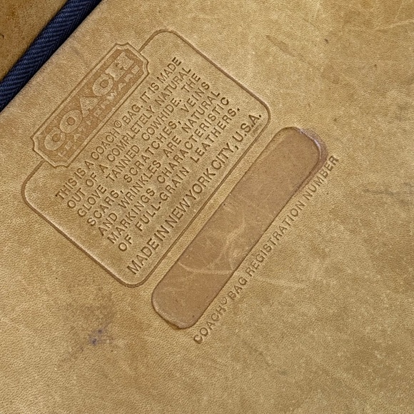 Coach Vintage 60’s Bonnie Cashin Skinny Kisslock Tote Camel Leather - Picture 16 of 16